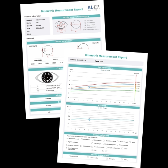 Biometría óptica Visiontek Al-Ex